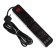 Extension cord Luazon Lighting, 2 euros+2 univ., 3 m, 2200W, 2x0.75 mm2, 3xUSB, with a switch, black