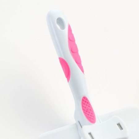 Pucrheck with self-cleaning without drops increased, 10.5 x 16.5 cm, white-pink-3