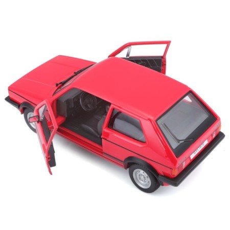 BBURAGO Volkswagen Golf MK1 GTI 1979, Die-Cast, 1:24, Red color-4