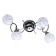 Ceiling chandelier "Grace" 4x60W E27 Nickel 61x30x18cm