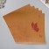 Scrapbooking paper bilateral "Flowers and Kraft leaves" Density 180 grams set 5 pcs 30.5x32 cm