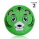 Football ball, PVC, machine stitching, 32 panels, p. 2, color mix