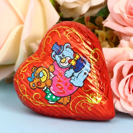 Confectionery "Heart" in a gift package with a window, 40 g-3