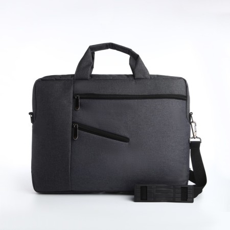 Laptop bag, "Alex", color gray color-3