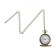 Pocket clock "Flower", quartz, d dial - 3.5 cm