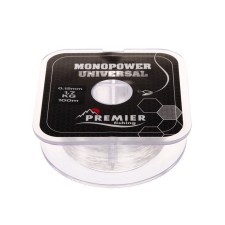 Леска Preмier Fishing MONOPOWER Universal, диаметр 0.12 мм, тест 1.7 кг, 100 м, прозрачная