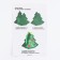Set for creating a basket made of felt "New Year tree"