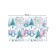 A set of napkins for setting the table "Family of Snowmen", rectangular, rounded edges, size 30x46 cm, 4 pcs