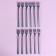 Plastic forks, set 12 pieces, silver color