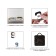 Watching interior watches, 3D "cardo", silent, sticker, large, D-70 cm, luminous