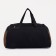 Sports bag with lightning, 2 outer pockets, long belt, black/brown color