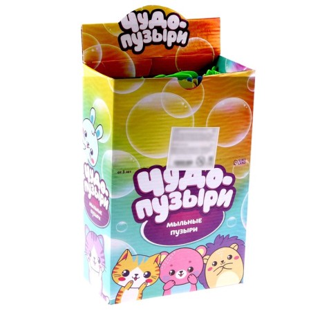 Soap bubbles "Color instruments", 45 ml, color mix-4