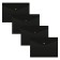 A4, 180 μm button, calligrata, opaque, black, black buttons, up to 120 sheets, mix, mix