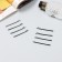 Invisibility for hair "Classic, with teeth" (set 32 ​​pcs) 6 cm, black
