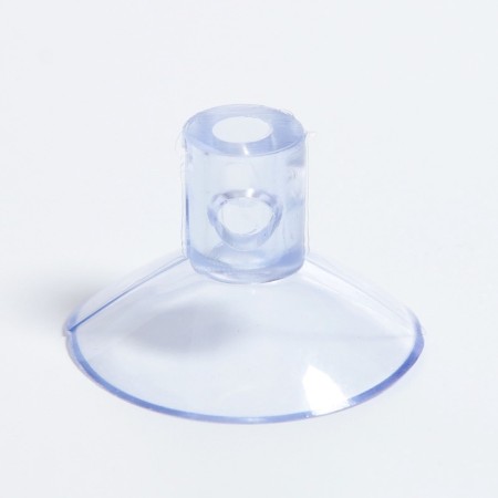 Suction cup with a hole from above and side, set of 30 pcs., D = 3 cm-1