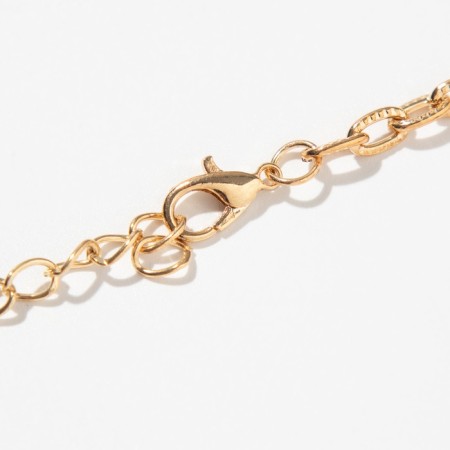 Bracelet "toe" with balls, colored in gold-3