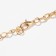Bracelet "toe" with balls, colored in gold