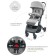 Stroller walking children's indigo trip, gray color