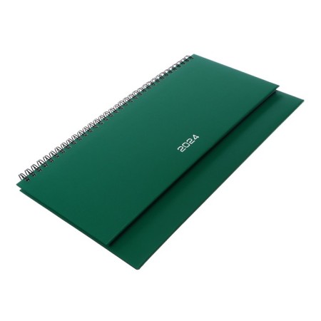 Dated 2024, 294 x 142 mm, 64 sheets, on the crest, attomex.orion, solid boumvil cover, block 70 g/m2, green-1