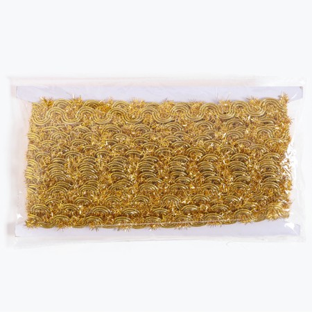 Braid gold 1.5 cm, in a roll 10 meters-2