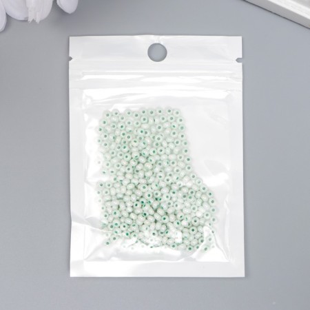 Glass beads 8/0 "Color middle. Mint" 10 g-2