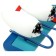 Sluegl chandelier, 4x40W E27, blue 60x43x16 cm
