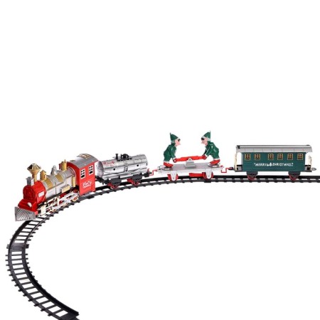 Railway "Winter Tale", works from batteries-4
