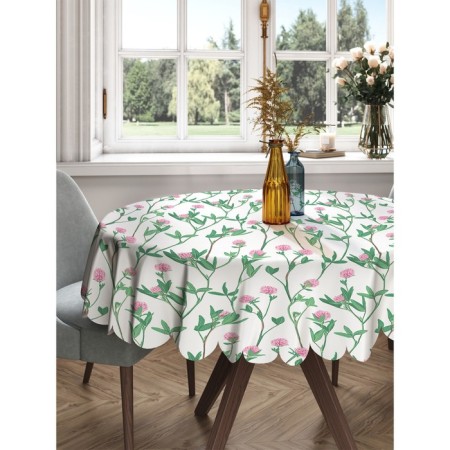 Tablecloth on the table "Field flowers", round, Saten, d = 150 cm