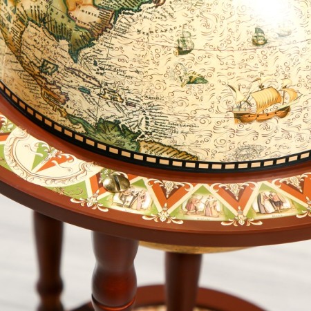 Globe Bar decorative "sea voyage" 88x44.3x44.3 cm-14