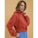 Feminine hoodies, size l, terracotta color