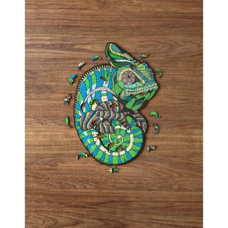 Ewa wooden puzzle, chameleon, 26 × 20 cm, puzzle-11