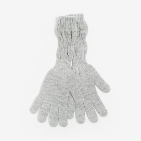 Gloves female, light gray, size 18-1