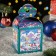 Gift box "Winter Fantasy" in turquoise, 12 x 12 x 17 cm