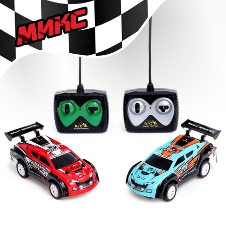 A set of machines of radio -controlled "Rally Monsters", 2 pcs., Lice 1:26, work from batteries-6