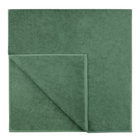 Terry towel, 400 g, size 70x140 cm, green color-1