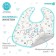 Bibs laid the children's baby I (packing 10 pcs., Turquoise edging)