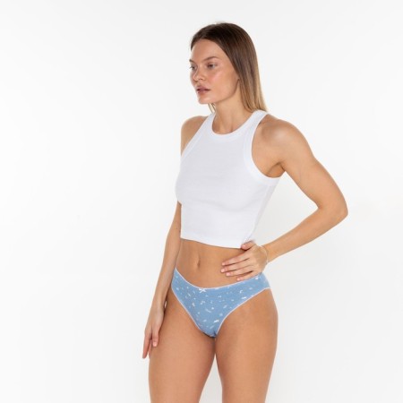 Cowards female slips, blue color, size 52/2xl