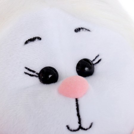 Soft toy "Bunny marshmallows in a vest", 25 cm-4