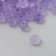 Glass 8/0 "Matte translucent. Lilac" 10 g