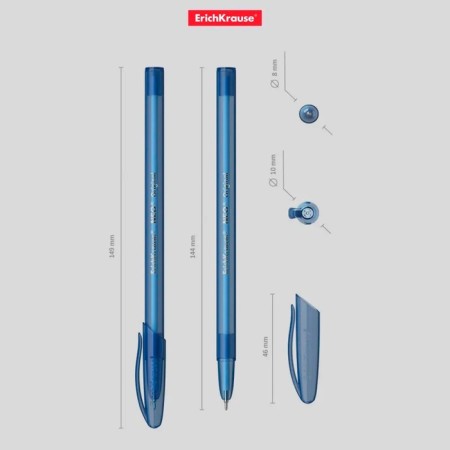 Ballic handle Erichkrause Neo Original, needle node 0.7 mm, blue ink-3