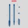 Ballic handle Erichkrause Neo Original, needle node 0.7 mm, blue ink