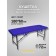 Cosmetological couch with a face for the face of the Massage Basic SV, size 180 × 60 × 72 cm, the color is blue