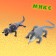 An animal figure stretching "lizard", mix
