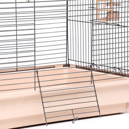 Birds Cell "Piggers" No. 104, collapsible, 1 section, 58 x 40 x 48 cm, beige-3