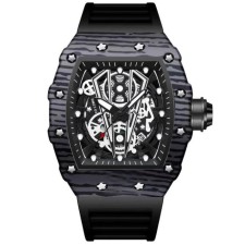 Men's wristwatter clock, L-26 cm strap, 3 atm