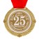 Wedding medal in the velvet box “Silver wedding 25 years”, D = 5 cm.