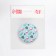 Flaming folding mirror, d = 7.5 cm, green color