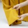 Set of curtains "Ginko", size 145x270 cm, yellow color