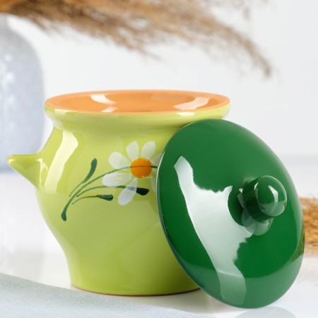 Ceramic pot for baking No. 6, 0.65l / 12x12cm, standard mix-1