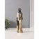 Souvenir Polystone "African Family" outfit with gold patterns 30.5x7.4x10.2 cm